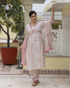 Women Embellished Floral Print A-Line Kurta Set