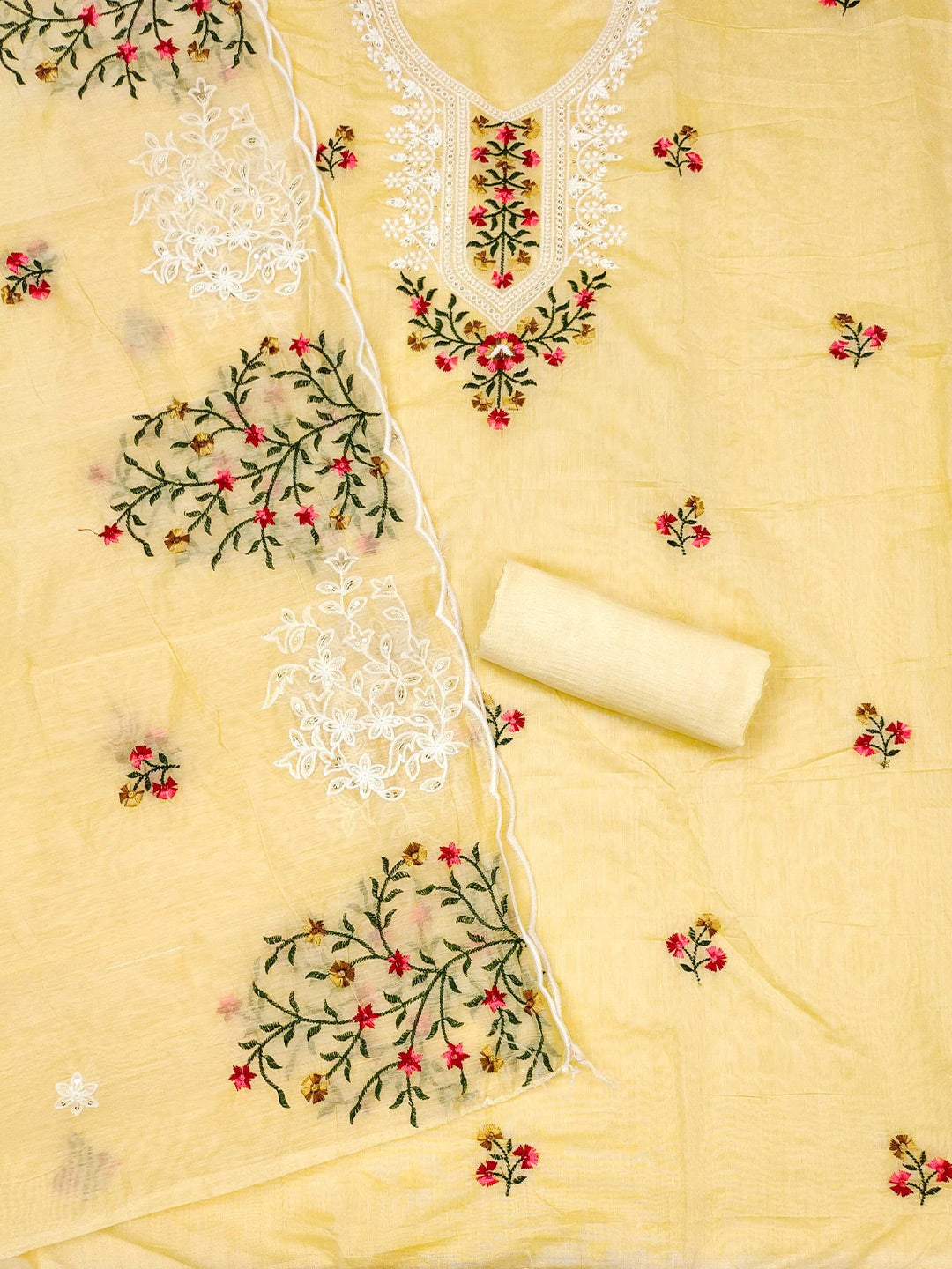 New Launch Modal Embroidery Dress Material