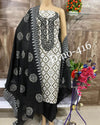 Stylish Cambric Cotton Dress Material With Dupatta Set