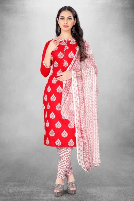 Classic Dress Material with Dupatta