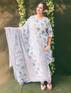 Attractive Cotton Floral Print Kurta Bottom and Dupatta Set for Women