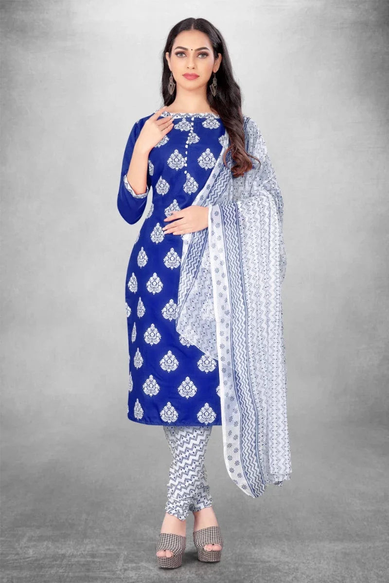 Classic Dress Material with Dupatta