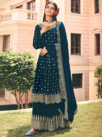 Presenting latest collections of Embroidered Dress Material with Dupatta